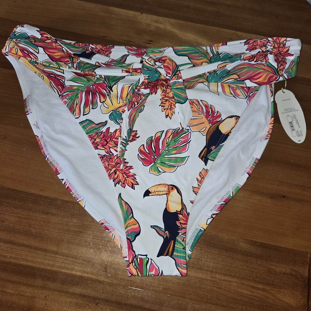 Cheeky bathing suit bottom.🍒
